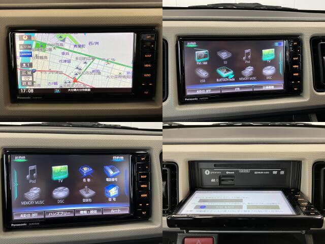 【装備】初めての場所もナビゲーションがご案内！楽しい旅行をサポートします。さらに、Bluetoothも対応なので長距離の移動も快適です♪