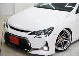 マークXのスポーティさのあるG’sバンパーで製作しております！！