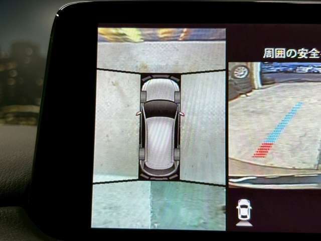【アラウンドビューモニター】も付いています！狭い場所での車庫入れや縦列駐車も安心ですね☆