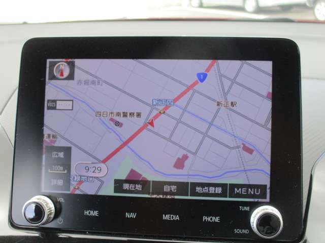 スマートフォン連携ナビゲーション付きです。