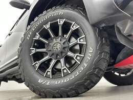 【アルミホイール＋BFグッドリッチオールテレインホワイトレタータイヤ】