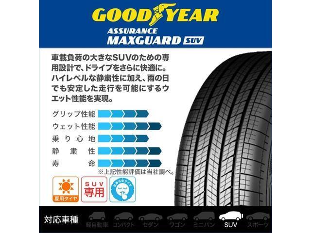 新品タイヤ装着済！グッドイヤー「ASSURANCE MAXGUARD SUV」