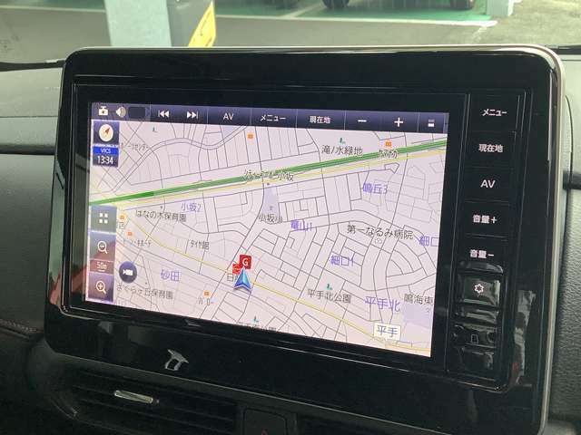 [日産純正ナビ]遠くへのお出かけする際の心強い味方です！細かい所までの詳細地図が出たり、目的地の登録件数が多く便利で快適です。
