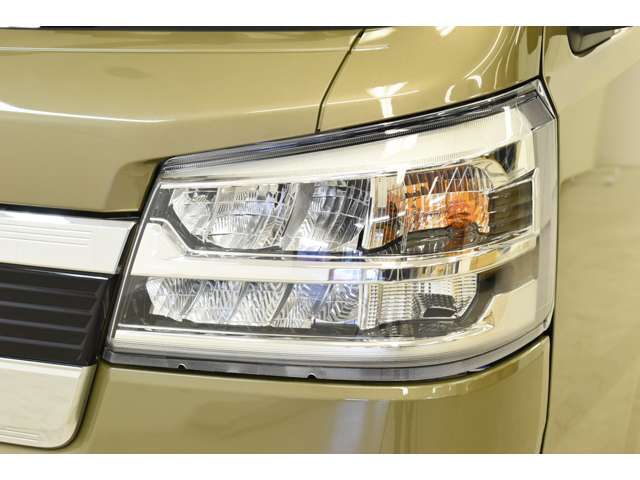 LEDヘッドランプで夜間の視認性も良いですね！