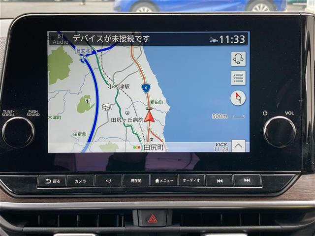 【カーナビゲーション】各種オーディオメディアも充実しているので運転の際も楽しくドライブができますね。