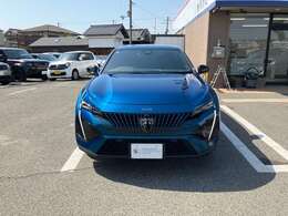 鮮やかなブルーでまわりの目を惹きますね。