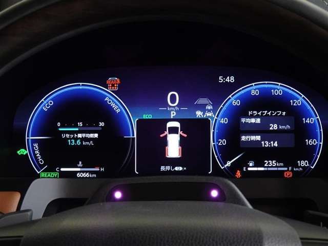 機能的で高級感のあるメーターです。