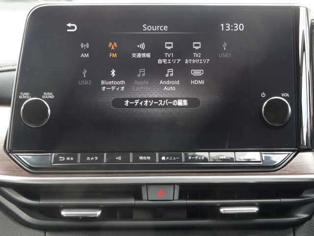 Bluetooth対応、USB・HDMI接続、AppleCarPlay・AndroidAuto連携機能付きです♪