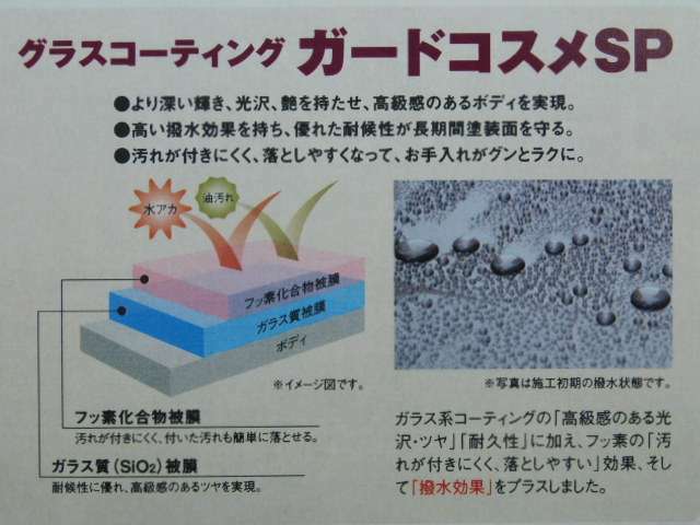 高い撥水効果を持ち優れた耐久性。