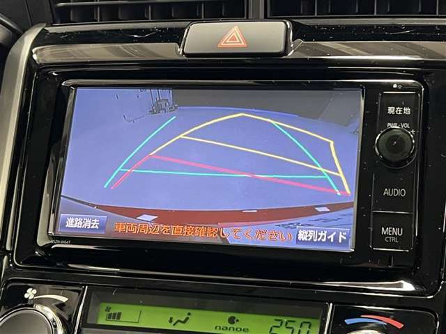 バックモニターは後退時の安全確認に役立ちます！