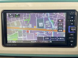 【純正ナビ】人気の純正ナビを装備しております。ナビの使いやすさはもちろん、オーディオ機能も充実！キャンプや旅行はもちろん、通勤や買い物など普段のドライブも楽しくなるはず♪