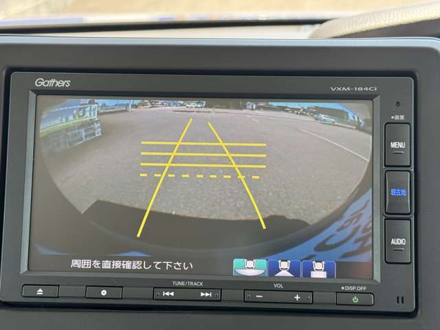 【リアカメラ装備】リアカメラが有れば、バックも楽々安全に運転出来ます！