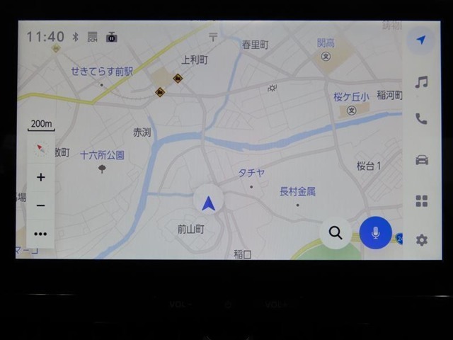 ナビゲーション付き車です。見知らぬ土地もスイスイ～