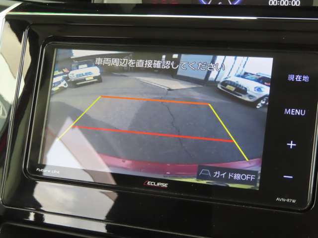 駐車が楽々、バックカメラついてます！