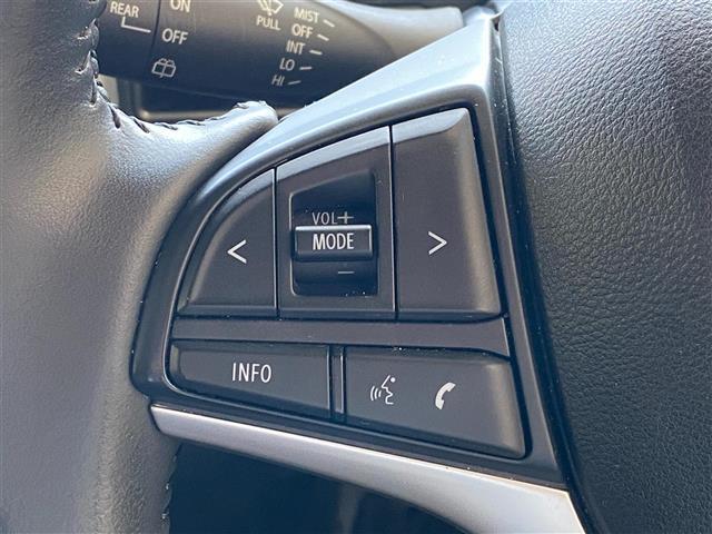 ◆ステアリングスイッチ◆運転中でも、ナビやODOメータをステアリングから操作することができる便利な機能です！