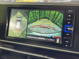 【パノラマモニター】専用のカメラにより、上から見下ろしたような視点で360度クルマの周囲を確認することができます☆死角部分も確認しやすく、狭い場所での切り返しや駐車もスムーズに行えます。