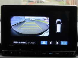 ガイドライン付バックカメラで、バックの安心感がとても増しますね！