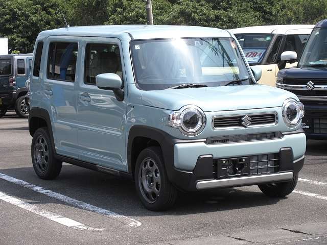 ハスラーHYBRID G☆　デュアルカメラブレーキサポート☆　運転席＆助手席シートヒーター☆　LEDヘッドランプ☆　リアパーキングセンサー☆　キーレスプッシュスタート☆　オートエアコン☆