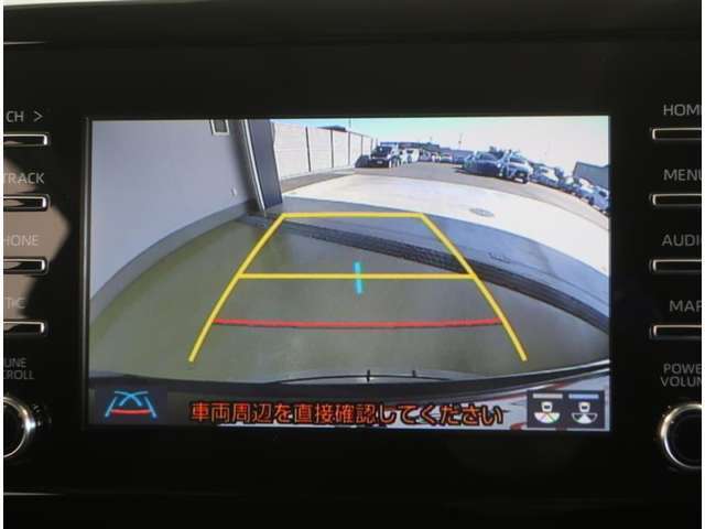 バックガイドモニターで、後方を確認しながら安心して駐車することができます。運転初心者も熟練者も必須の機能ですよ！