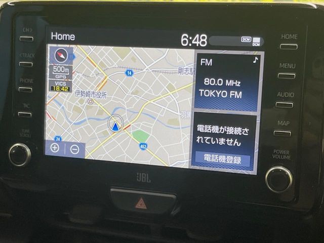 【ナビ機能付きディスプレイオーディオ】ナビ機能搭載の他、お持ちのスマートフォンと連携して、ナビやbluetoothでの音楽再生が可能です♪デザインはもちろん操作性も良好！