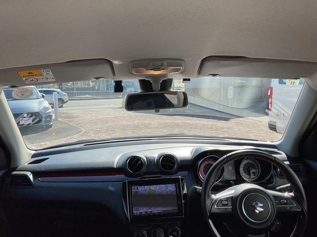 見晴らしの良い運転席です