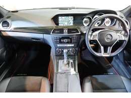 後期　1オーナー　黒半革　Pスタ　純正ナビ　フルセグTV　バックカメラ　PTS　クルーズコントロール　キセノンヘッド　AMGエアロ＆18インチAW　2年保証