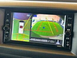 【アラウンドビューモニター】を装備しております。全周囲カメラで危険察知。狭い駐車場でも安心して駐車できますね。