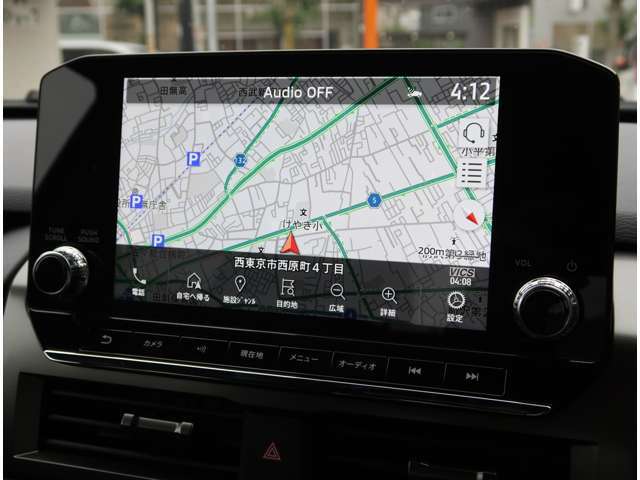 三菱純正スマートフォン連携ナビゲーション　9インチ　フルセグテレビ　Bluetooth接続　アンドロイドオート　アップルカープレイ対応