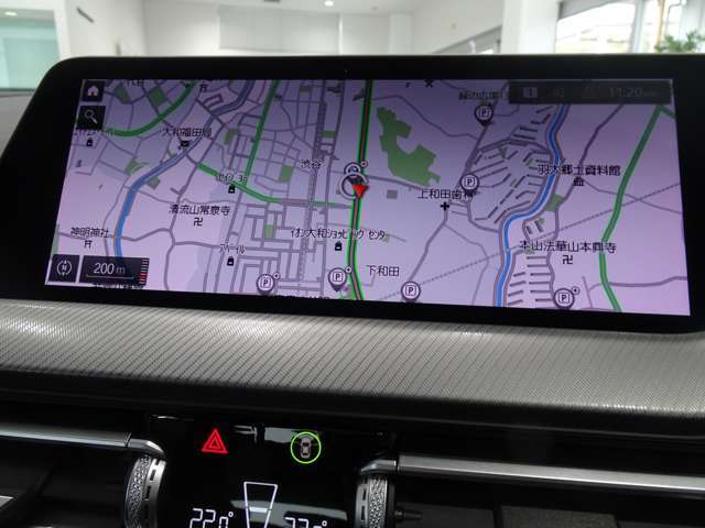 iDriveHDDナビゲーションになります。操作はコントローラーとタッチパネルにて操作いただけます。