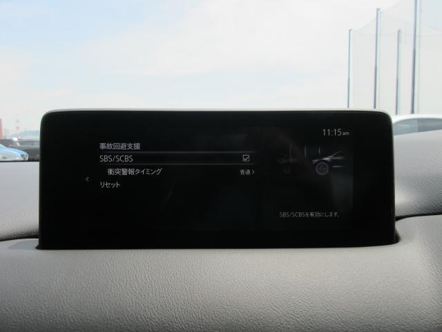 こちらのお車には先進安全装備が多数搭載されています。衝突被害を回避あるいは軽減するためのブレーキや、後方死角からの接近警報、車線逸脱を防止する警報装置など、詳しくはスタッフまでお尋ねください。