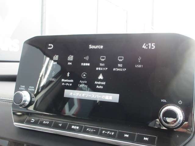 フルセグTV対応！Bluetooth・USB接続も可能です。