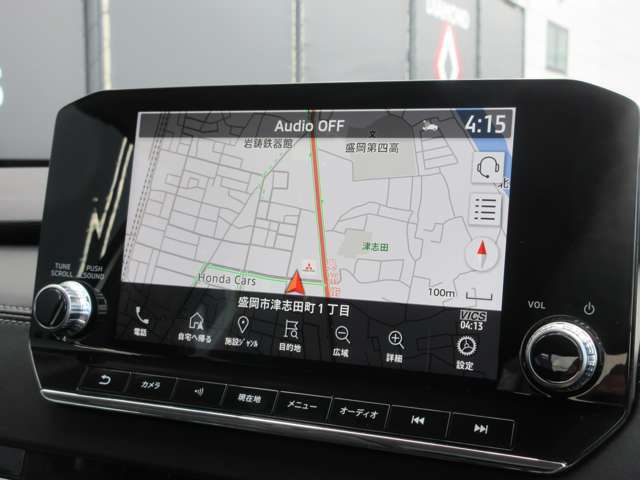 フルセグTV対応！Bluetooth・USB接続も可能です。