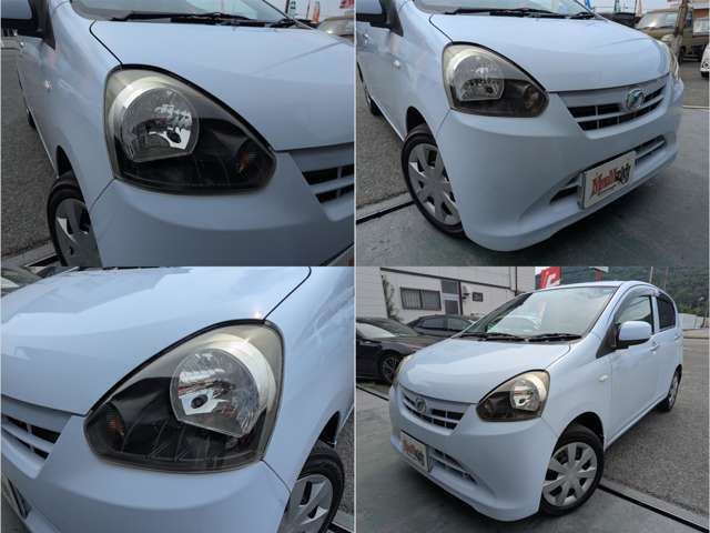 ヘッドライトもピカピカに磨いてます♪さらに納車時にはコーティングしてお渡しします！