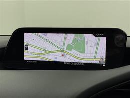 【純正ナビ】専用設計で車内の雰囲気にマッチしたナビが装備されています！利用時のマップ表示は見やすく、いつものドライブがグッと楽しくなります！