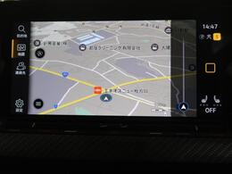 タッチスクリーンを採用。従来のナビゲーションシステムの域を超える、車両を総合的に管理するインフォテイメントシステムです。