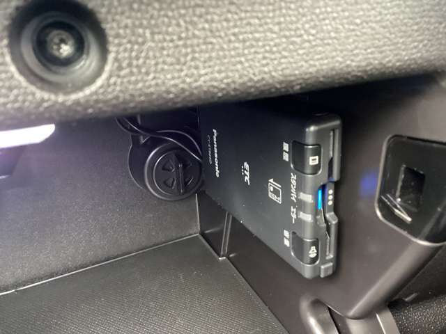 ETCもついているので高速道路の運転もストレスフリーです。