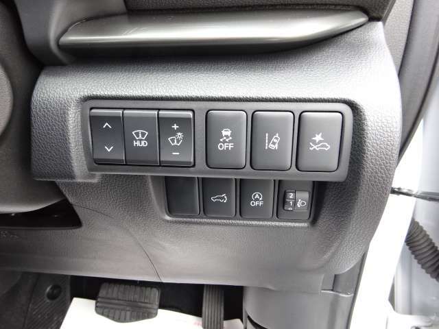 各種安全機能のスイッチ部です。