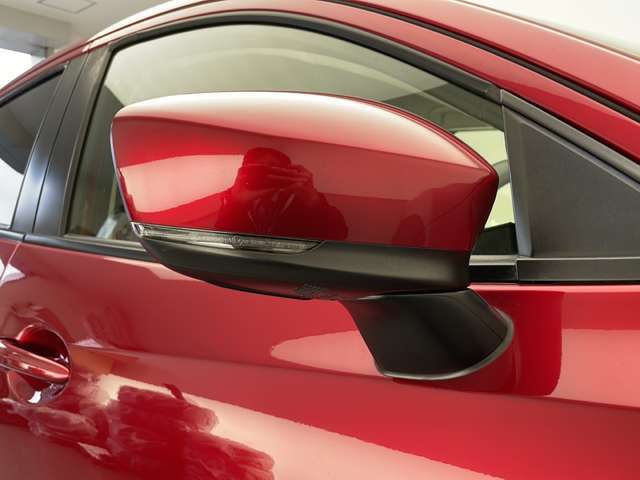 【ドアミラー】大きくて見やすいので、後方を見るときも安心です！