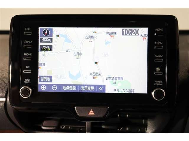 ナビ付きで遠くのドライブでも安心して目的地まで案内してくれます。