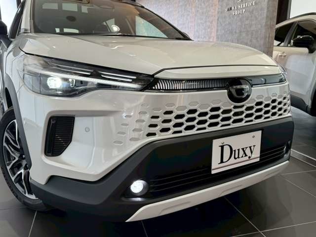 LED式フォグライト標準装備 暗い夜道や雨の霧の日の視界確保に効果を発揮します。Duxy可児店で上質なお車を！世界に一つのお車をご用意させていただきます。スタッフがお客様のご希望に沿ったお車を準備致します