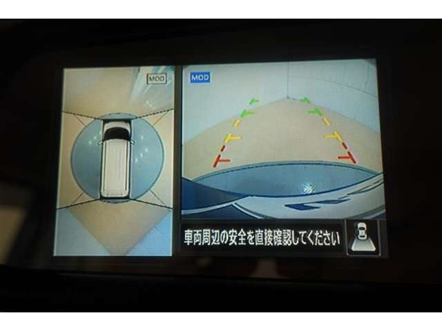 バックモニター搭載で車庫入れ安心！車庫入れが苦手な人もこれで安心！