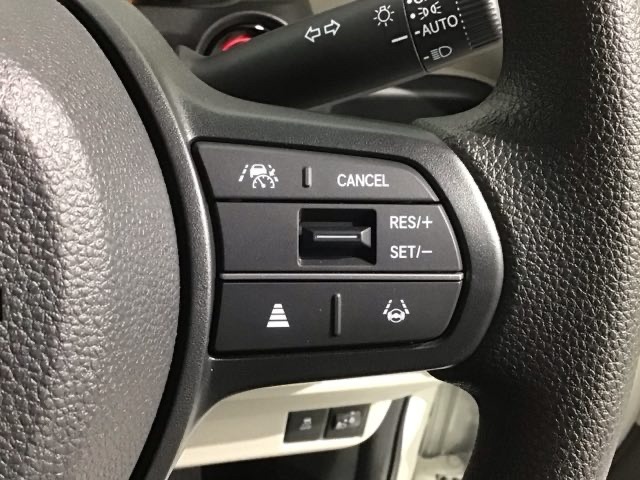 クルーズコントロールを装備しています。高速道路などで一定の速度で走ってくれるので運転が楽ですよ！速度を設定できますので、スピードの出しすぎにも注意できます。