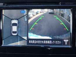 上からの視点で狭い駐車場への駐車などに役立つアラウンドビューモニターです♪