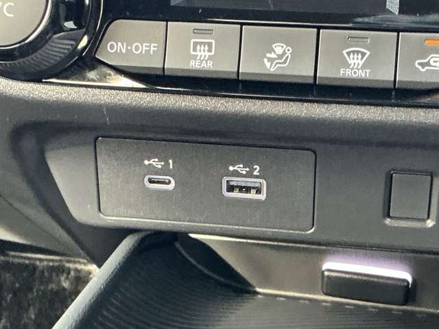 USB充電のポート