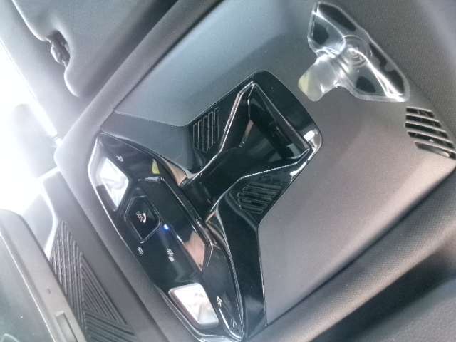 SOSコール装備です。緊急時は遠慮なく押してください。BMWメーカーエマージェンシーに直結致します。