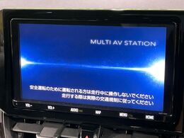 【大画面ナビ】人気の大型9インチナビを装備。存在感のある大画面はインパクト大！ナビ利用時のマップ表示は見やすく、テレビやDVDは臨場感がアップ！いつものドライブがグッと楽しくなります♪