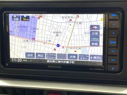 【ナビゲーション】目的地までしっかり案内してくれる使いやすいナビ。Bluetooth接続すればお持ちのスマホやMP3プレイヤーの音楽を再生可能！毎日の運転がさらに楽しくなります！！