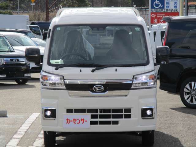 この度は当店のお車をご覧いただき誠にありがとうございます。販売、整備、保険、ロードサービス、油圧ホース制作、その他、お気軽にご相談ください。届出済未使用車のハイゼットトラック入庫しました♪