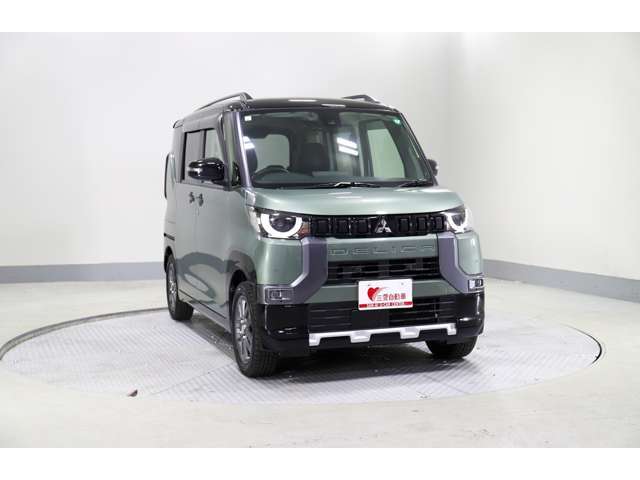 三菱　デリカミニ　Tプレミアム☆4WD★令和6年車★アッシュグリーンメタリックブラックマイカ☆入庫しました♪
