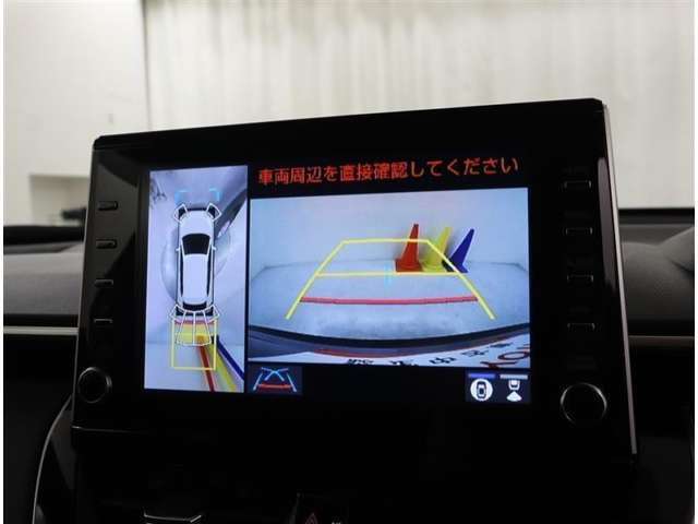 全周囲モニター付きで安心です